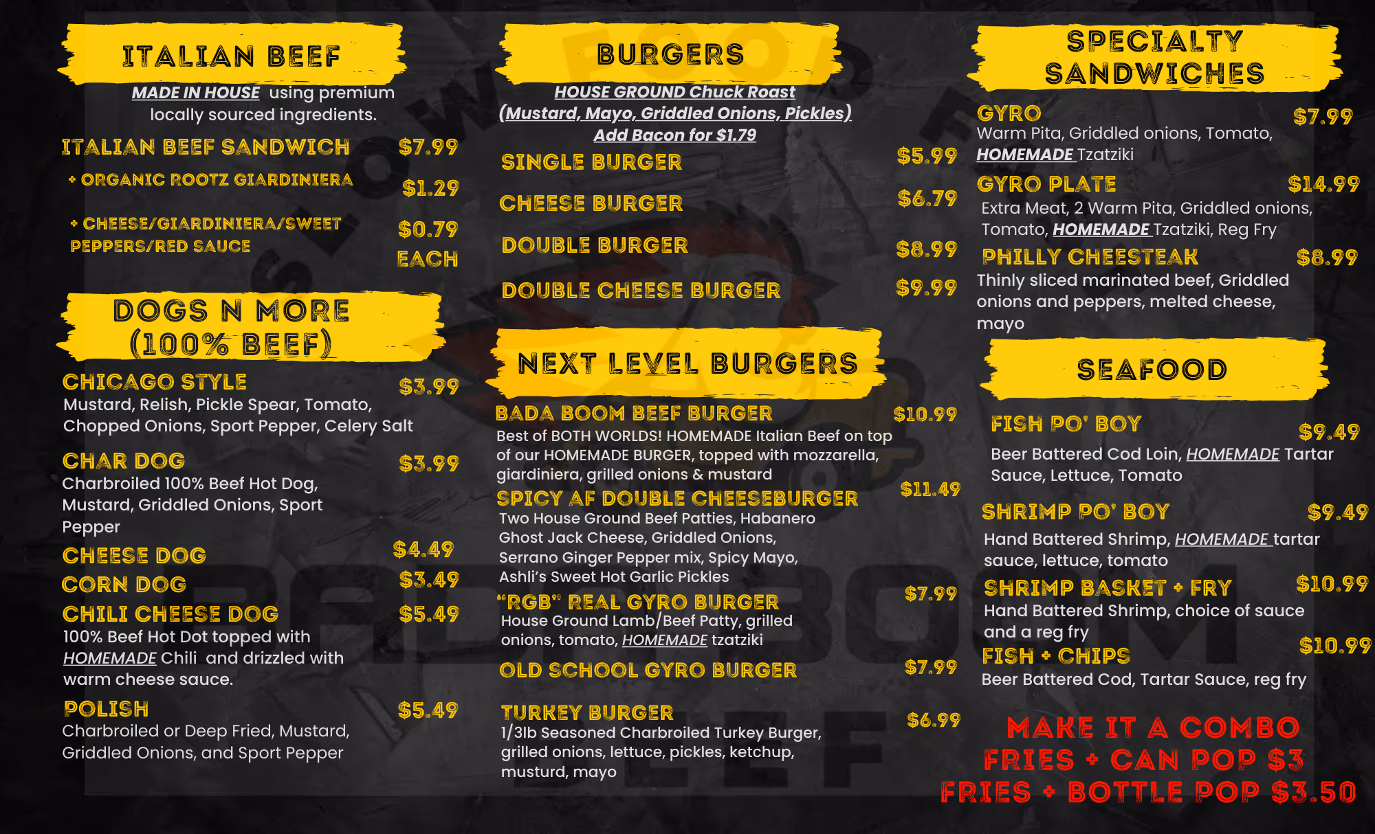 image of signature dish (for a fine dining restaurant)