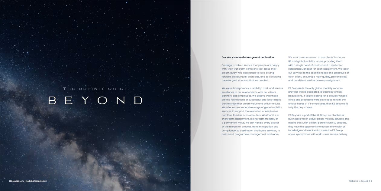 image of space with the word "beyond" as an overlay