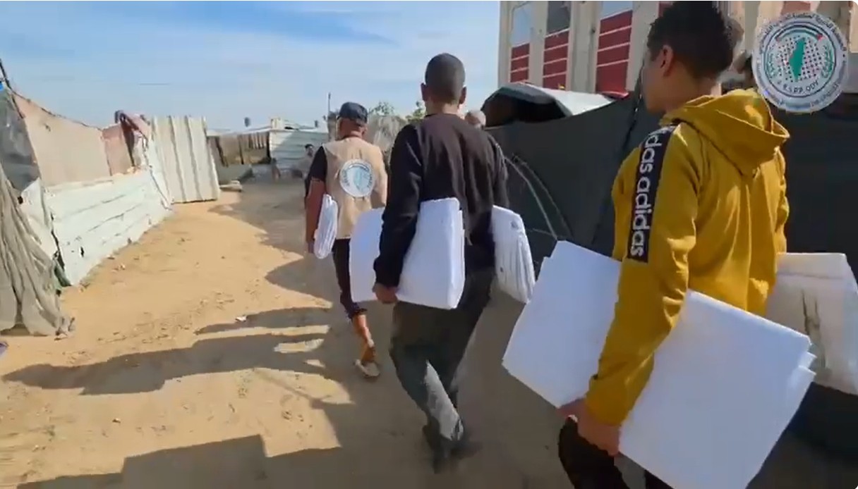 انطلاق حملة دفئ الشتاء في قطاع غزه