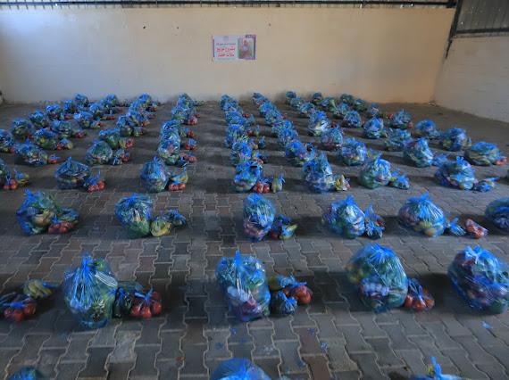 مشروع توزيع سلات الخضار 