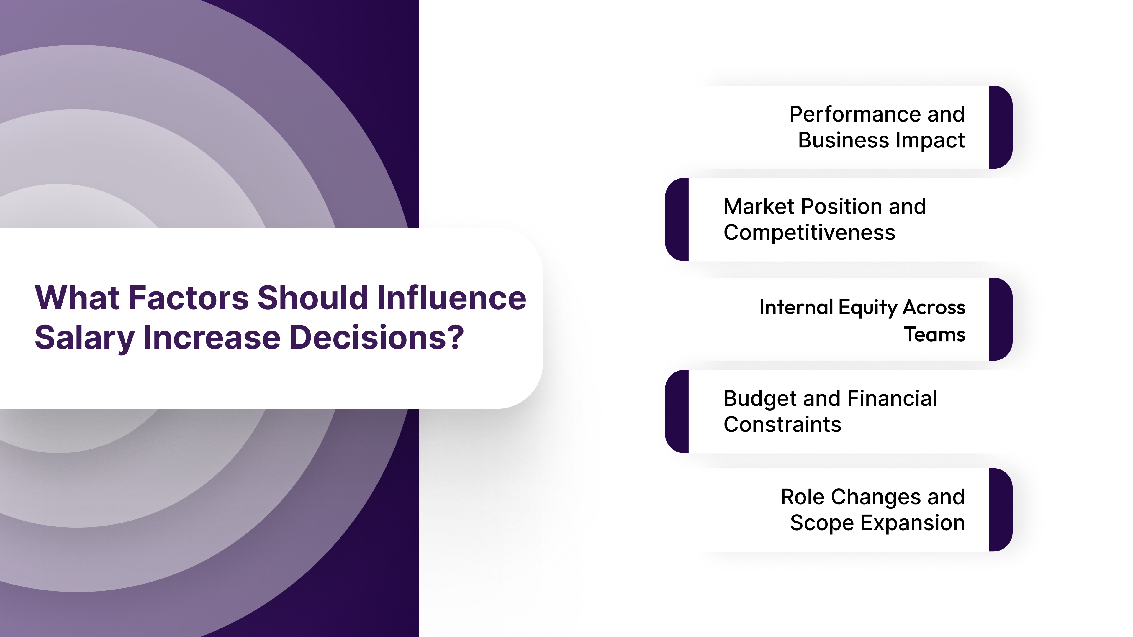 What Factors Should Influence Salary Increase Decisions?