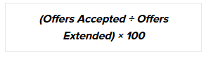 Offer Acceptance Rate