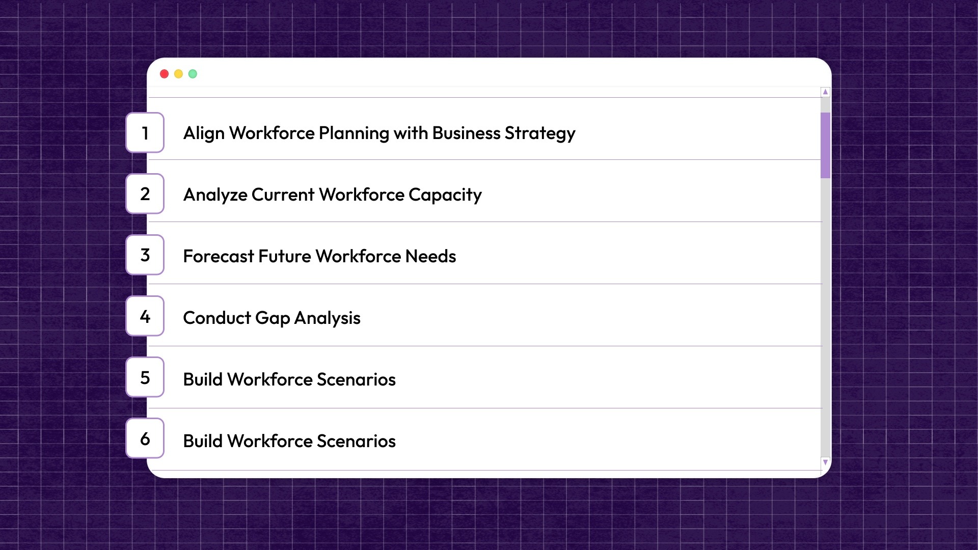 Step-by-Step Process to Build a Strategic Workforce Plan