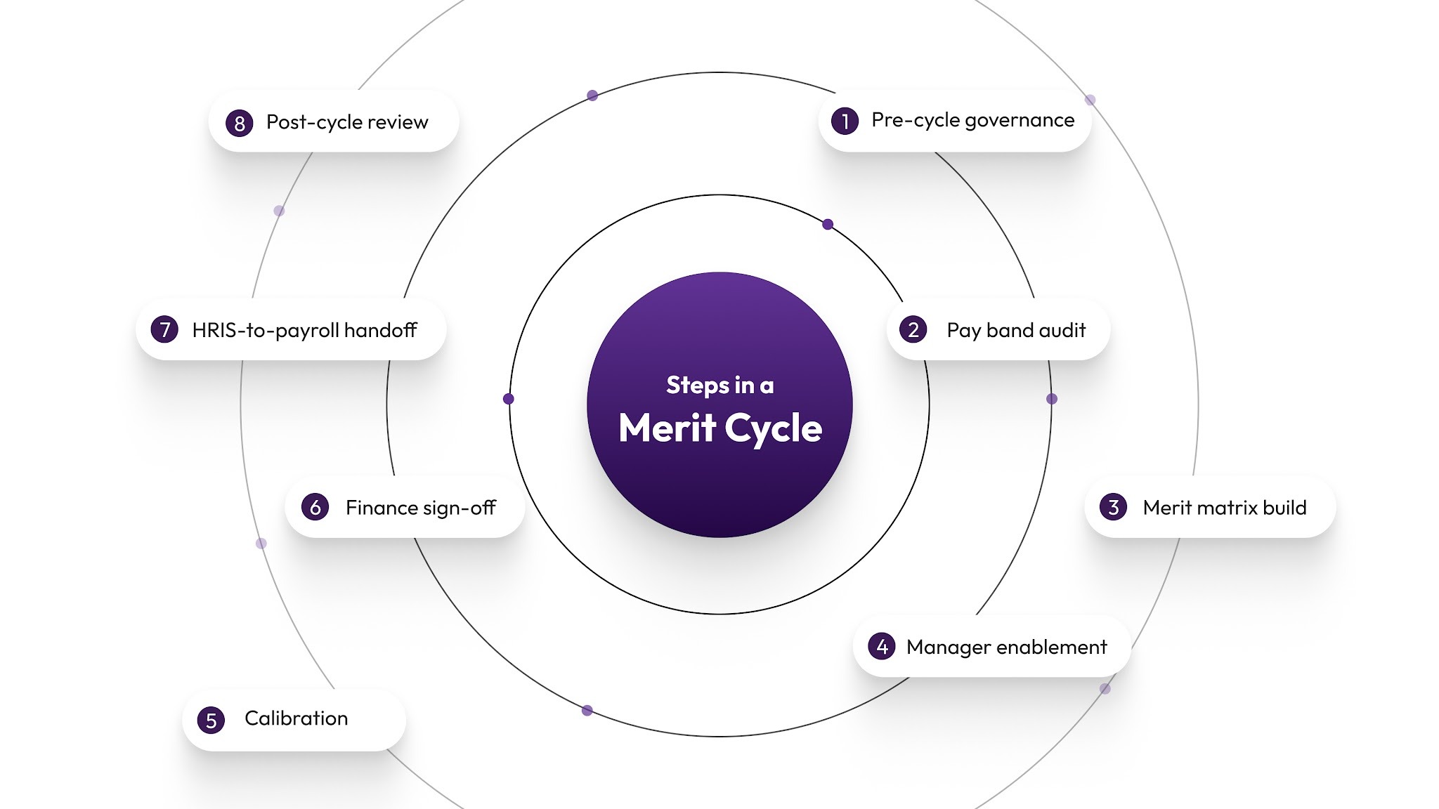What are the Steps in a Merit Cycle?
