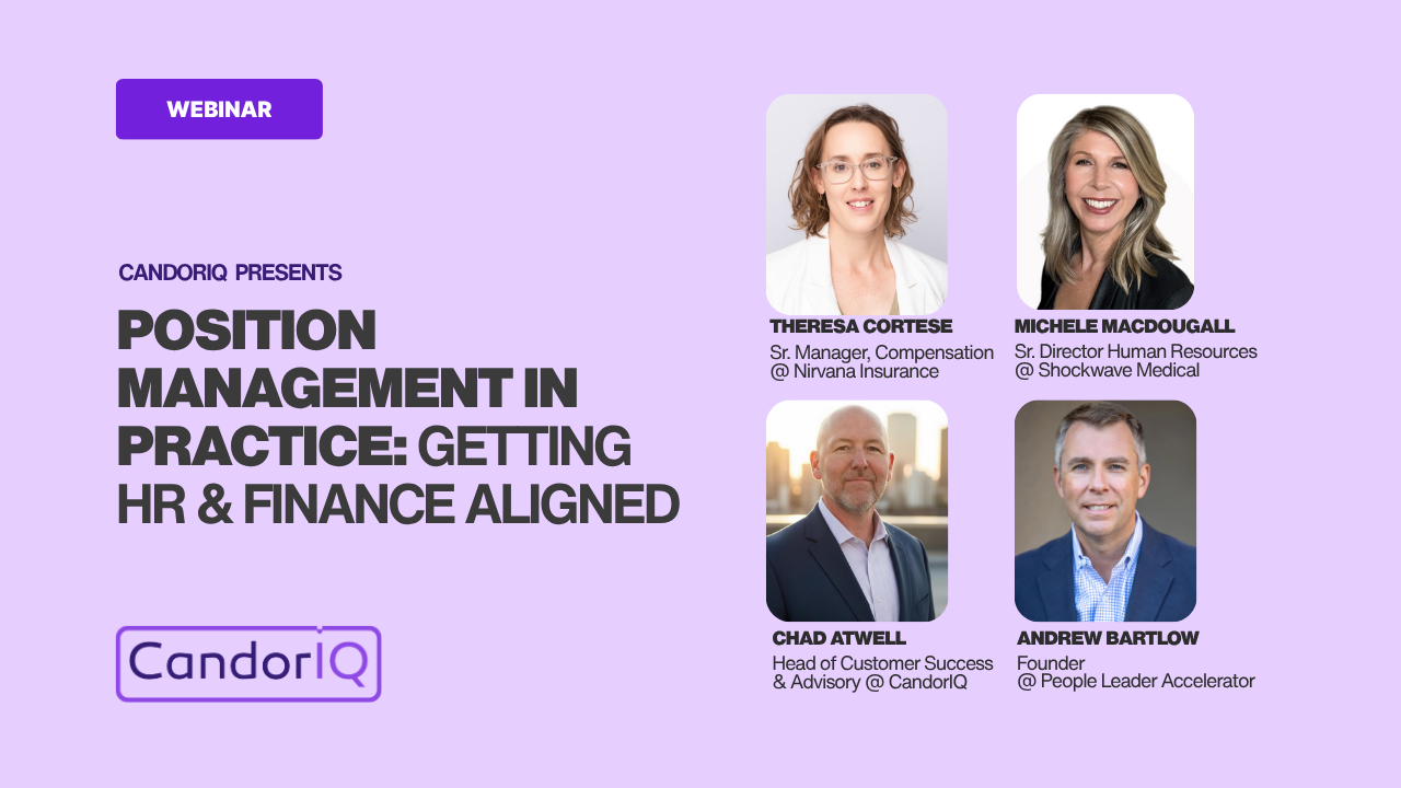 Position Management in Practice: Getting HR and Finance Aligned