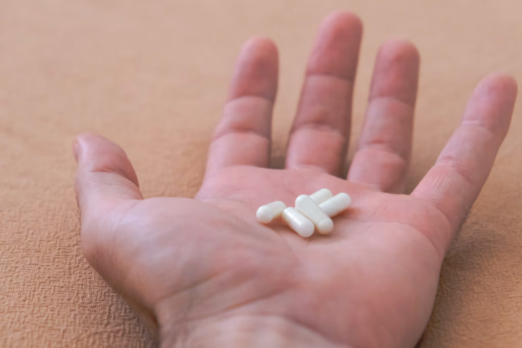 Hand with pills