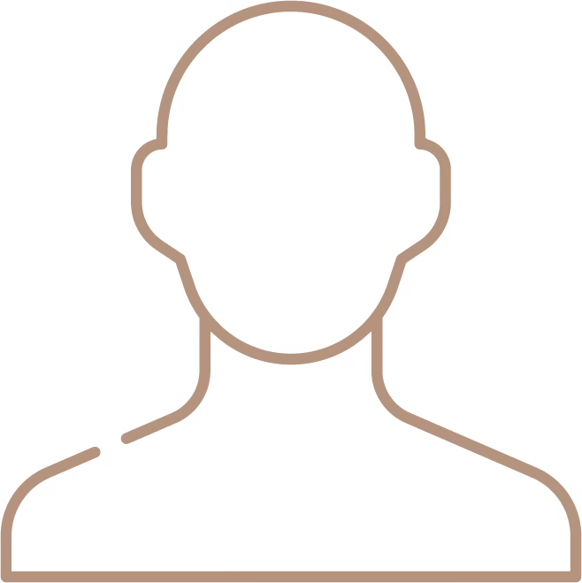 Outline icon of a clinician's upper body with a stethoscope, symbolizing professional medical review or evaluation by a healthcare provider