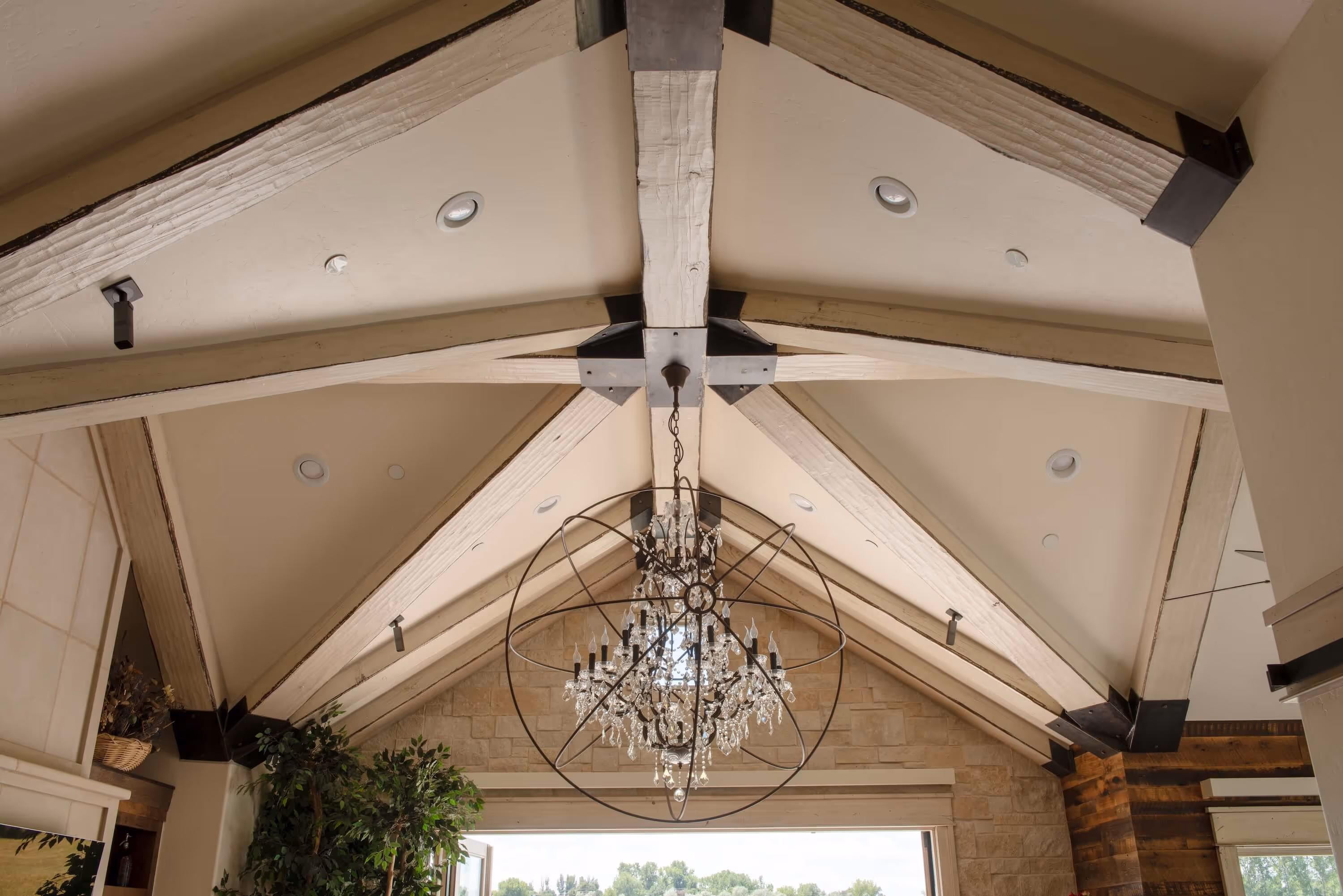 Living room with elements handled by Flight Fabrication