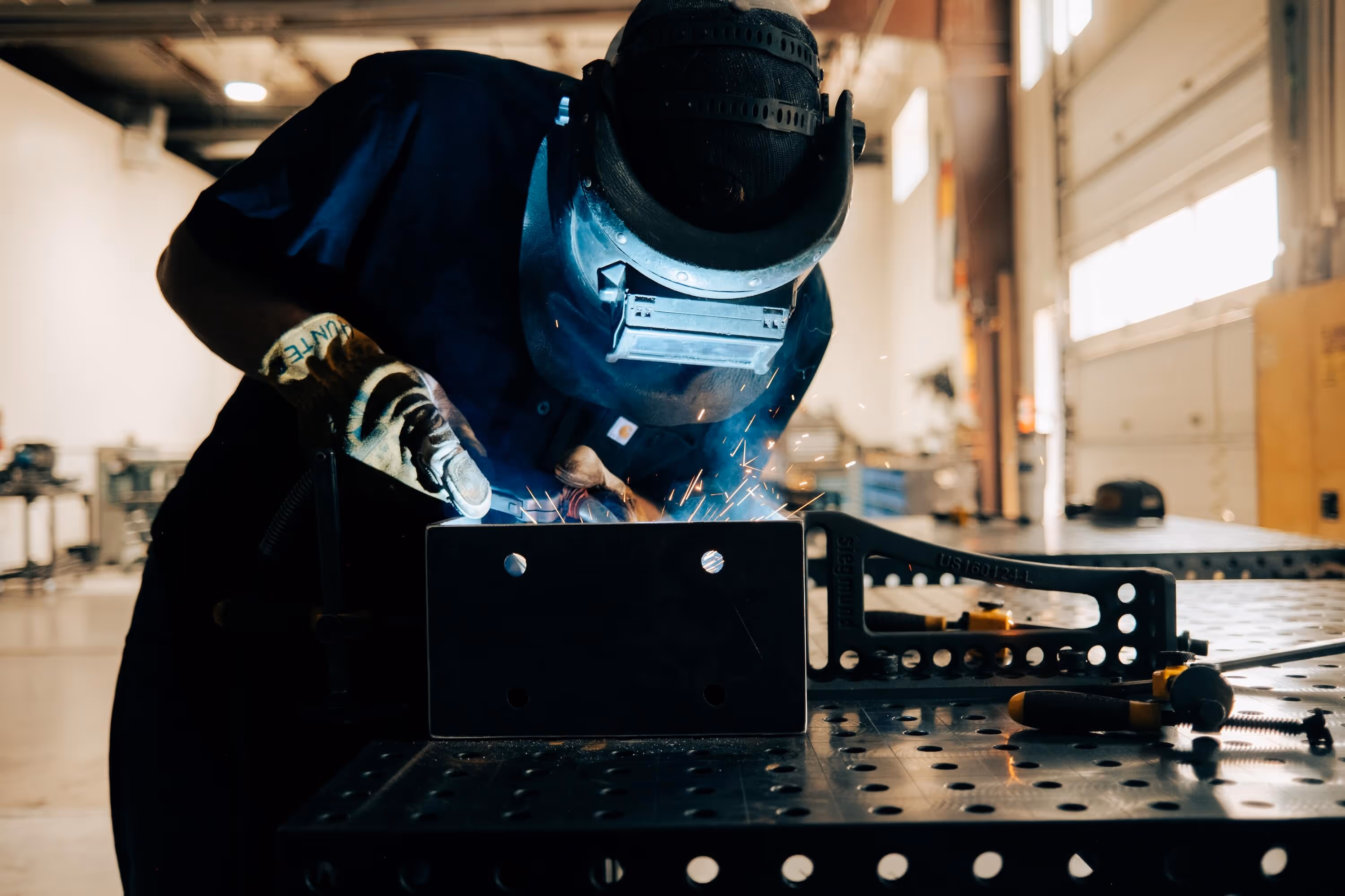 Welding in progress by Flight Fabrication