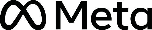 The company logo for Meta