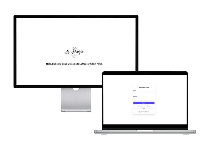 La monijor react admin pannel