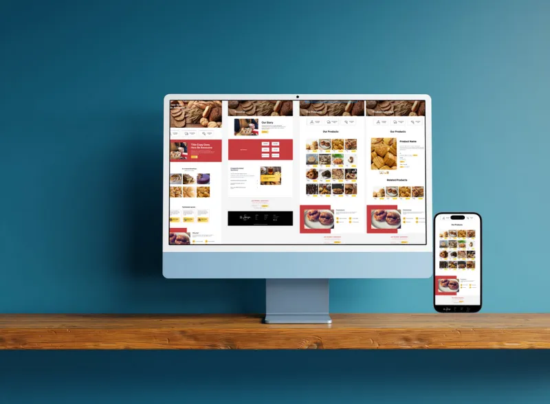 LA Monijor Figma design