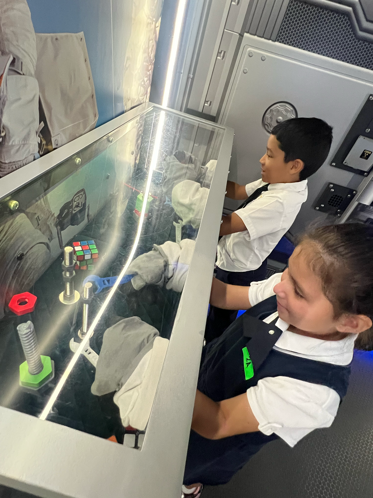Intergalactic Field Trip, 3rd Grade exploring what it would be like to fix something on the moon