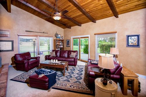 Rearranged living room.