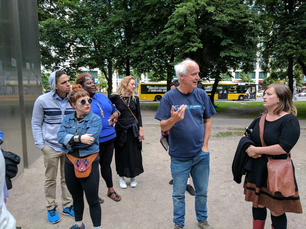 IDSVA students touring Berlin with Dr. Howard Caygill Photo Credit: Jonathan Morgan