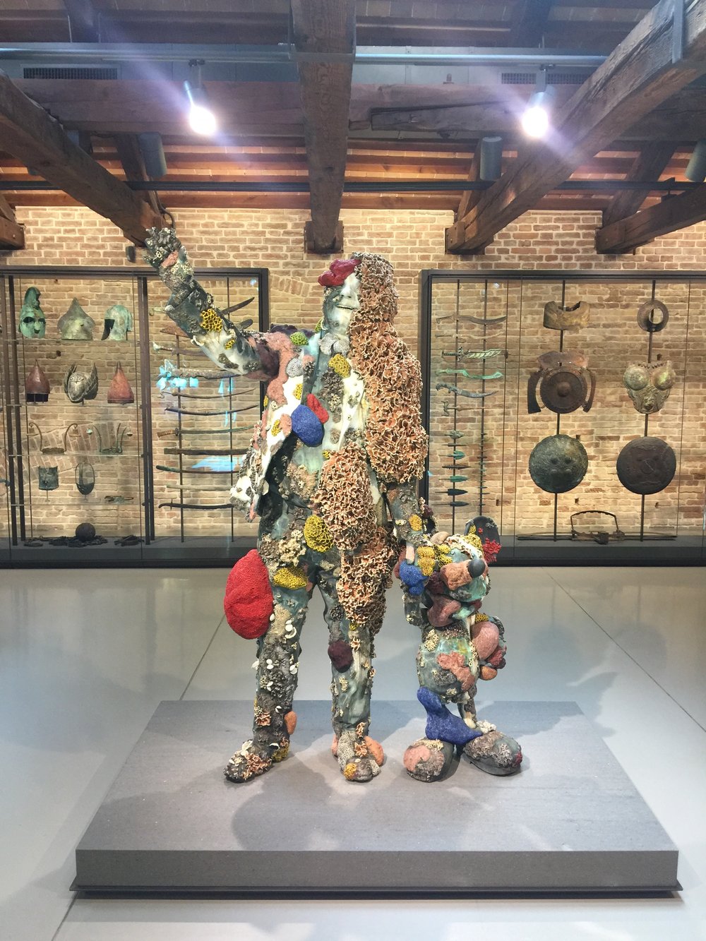 “The Collector with Friend” by Damien Hirst, 2017 Photo Credit: Nicolas Tanner