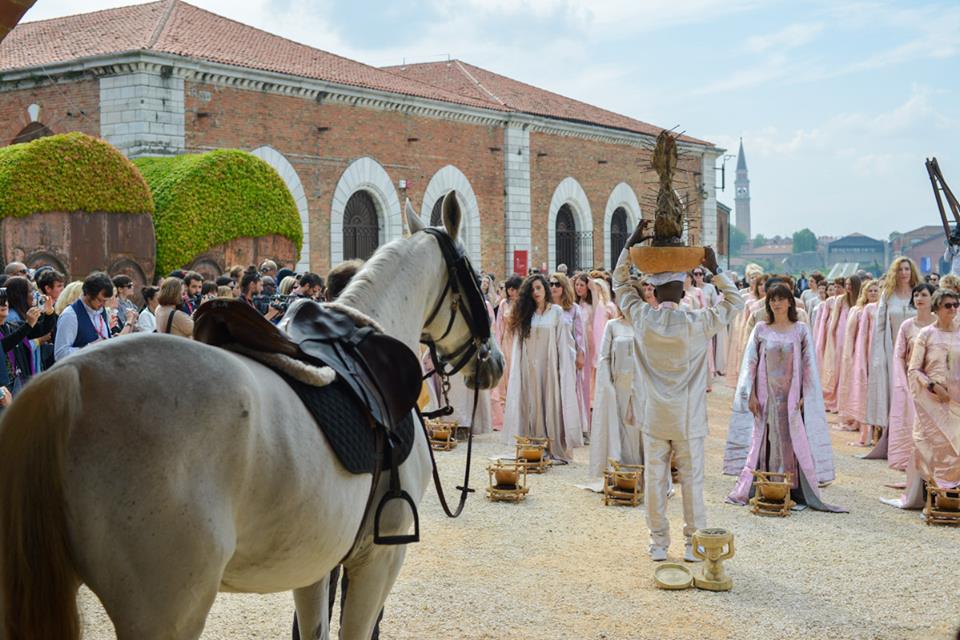 “Mama Say Make I Dey Go, She Dey My Back” by Jelili Atiku, 2017 Photo Credit: Cecilia Angeli.