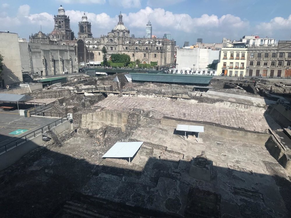 Archeological site at Museo del Templo Mayor. Photo by Jeca Rodríguez-Colón.