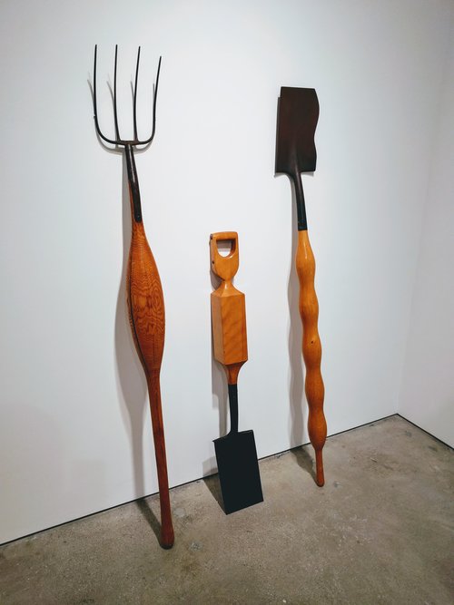 Pitchfork and Shovels, 1970, William Umbreit (Allan Stone Projects)Photo by Jonathan Morgan