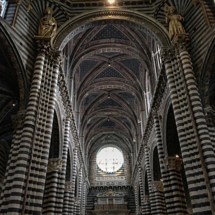 Nave of the Siena Cathedral. Photo by Kate Lenahan.