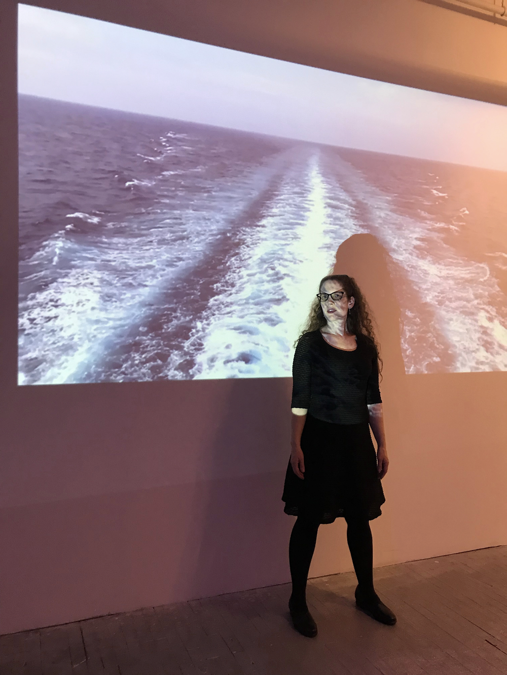 Sam Jones, with Wake, video installation