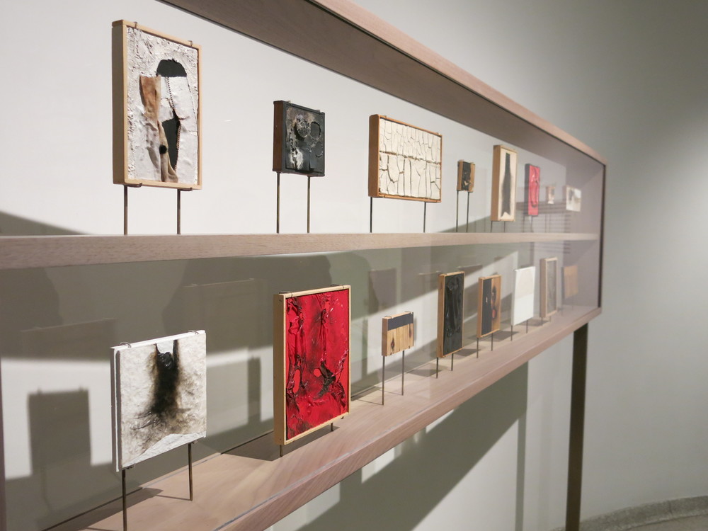 Aberto Burri's Miniature Sketches. Photo by Gabriel Reed