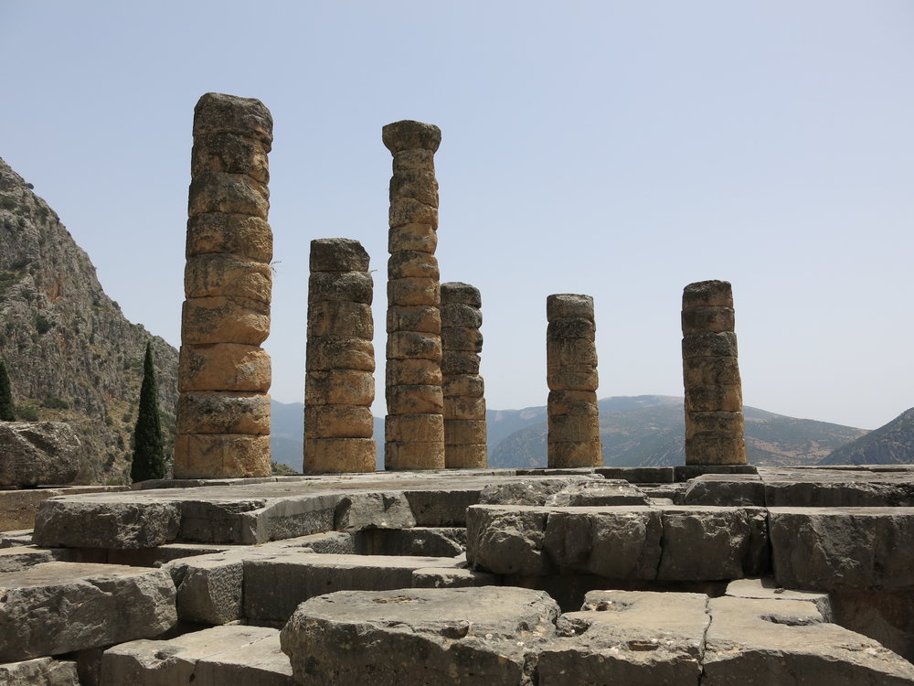 Delphi ruins. Photo by Gabriel Reed.