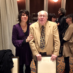 Taliesin Thomas and Ted Coons at the IDSVA Commencement Ceremony January 9, 2015