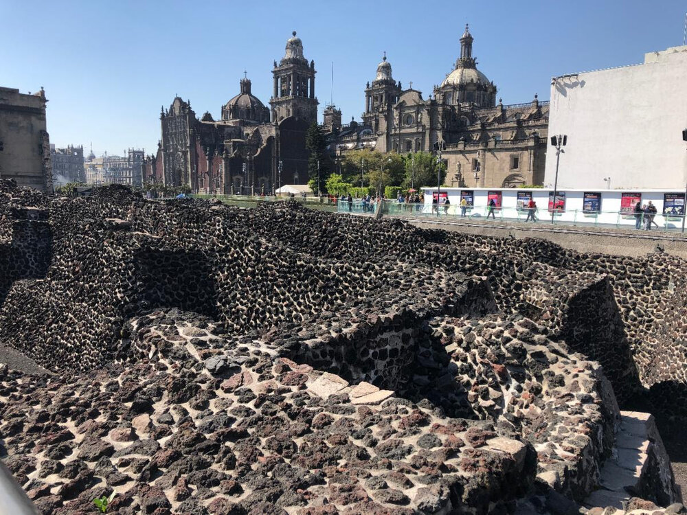 Templo Mayor and the Metropolitan Cathedral 