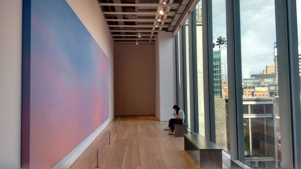 Sky Backdrop, 2016, Alex Israel. Photo by Allen Olson-Urtecho