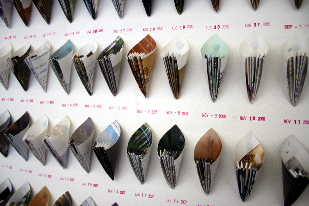 Fig. 1. Origami Flower Petals, 2007.