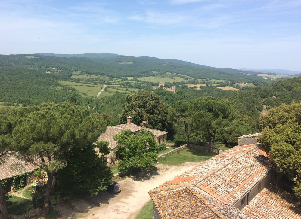 Spannocchia Castle. Photo by Erin Latham.