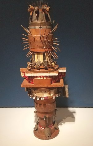Noah Purifoy’s Totem, mixed media. Photo by Lisa Williamson.