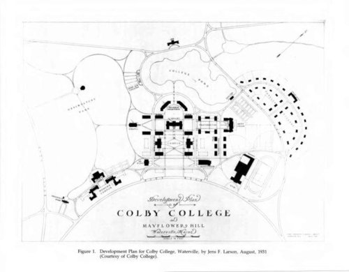 Historic Plan for Colby College
