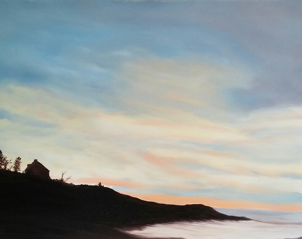  Gloucester Dawn , oil on canvas, 16”x20”