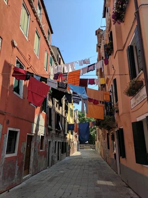 View of a Venetian Alley near Giardini della Biennale Photo Credit: Jonathan Morgan