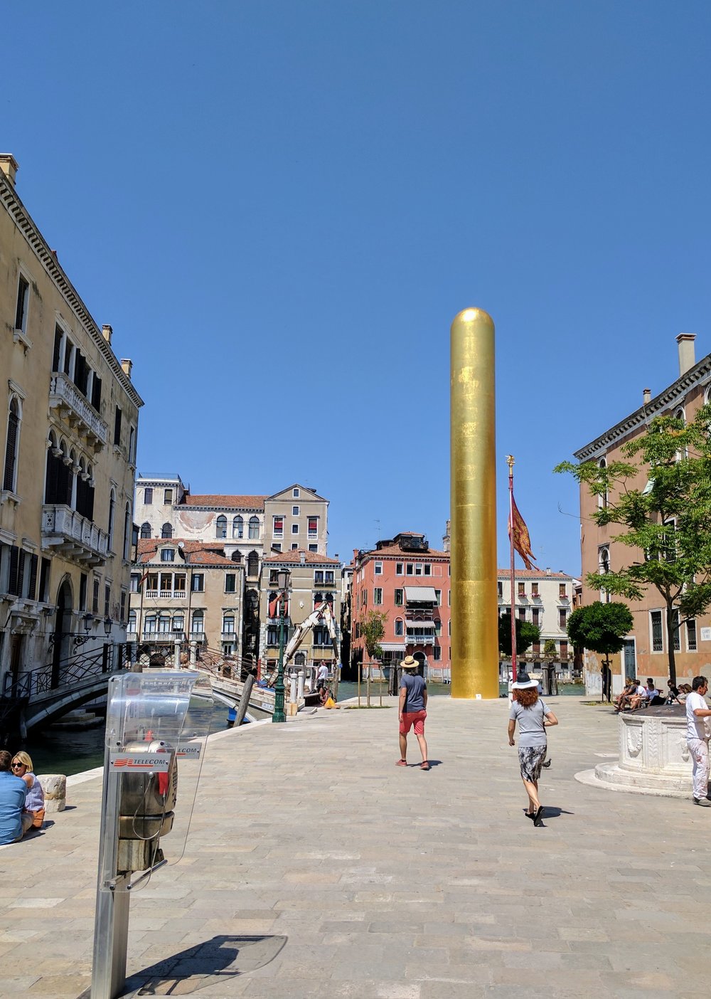 “Golden Tower” by James Lee Byars Photo Credit: Jonathan Morgan