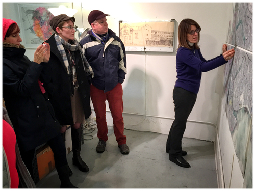 Dr. Moro in her studio