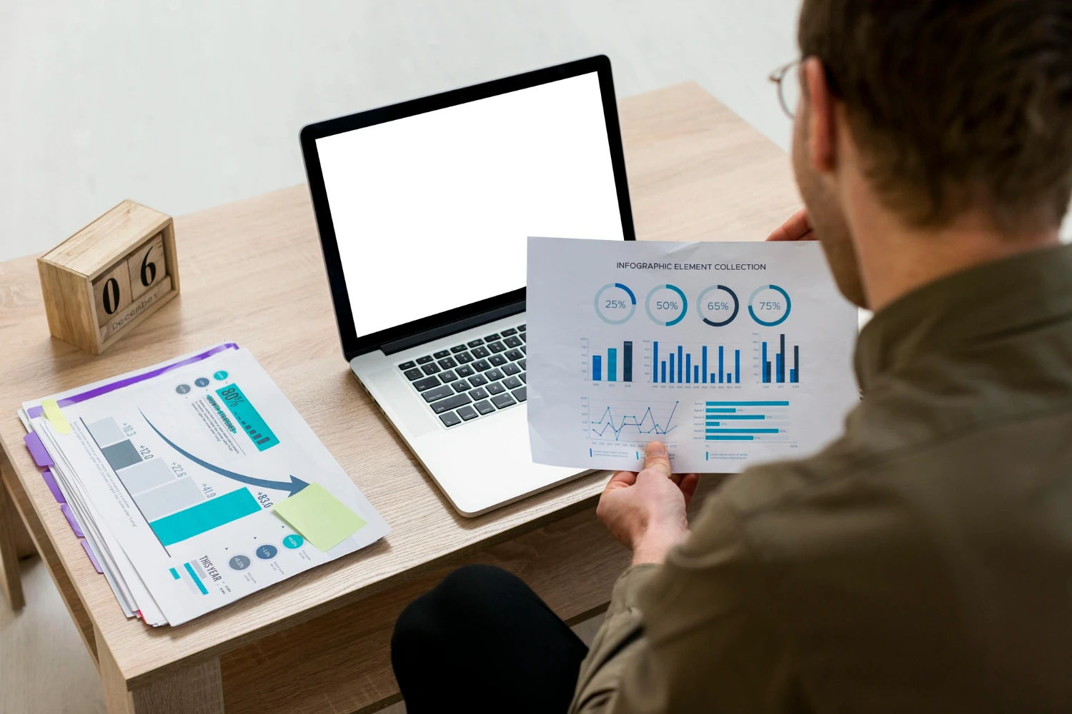 Analytics dashboard showing increased performance after a web redesign