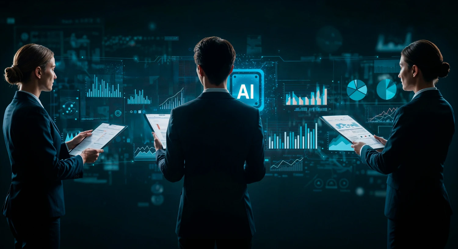 Workflow diagram showing AI from call to CRM