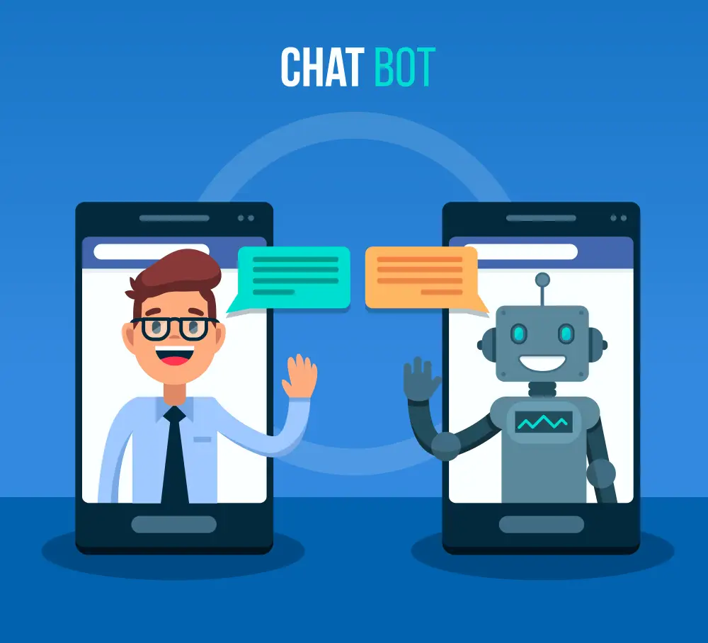 Side-by-side of traditional chatbot vs. Maction AI widget