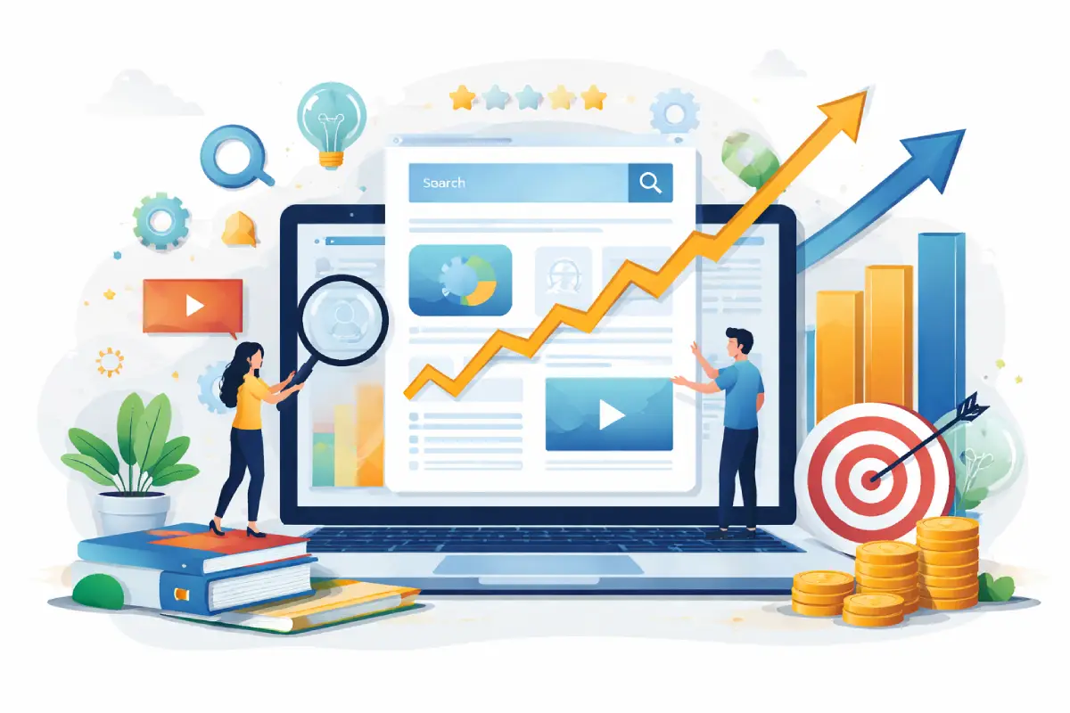 SEO-optimized blog content driving organic traffic growth