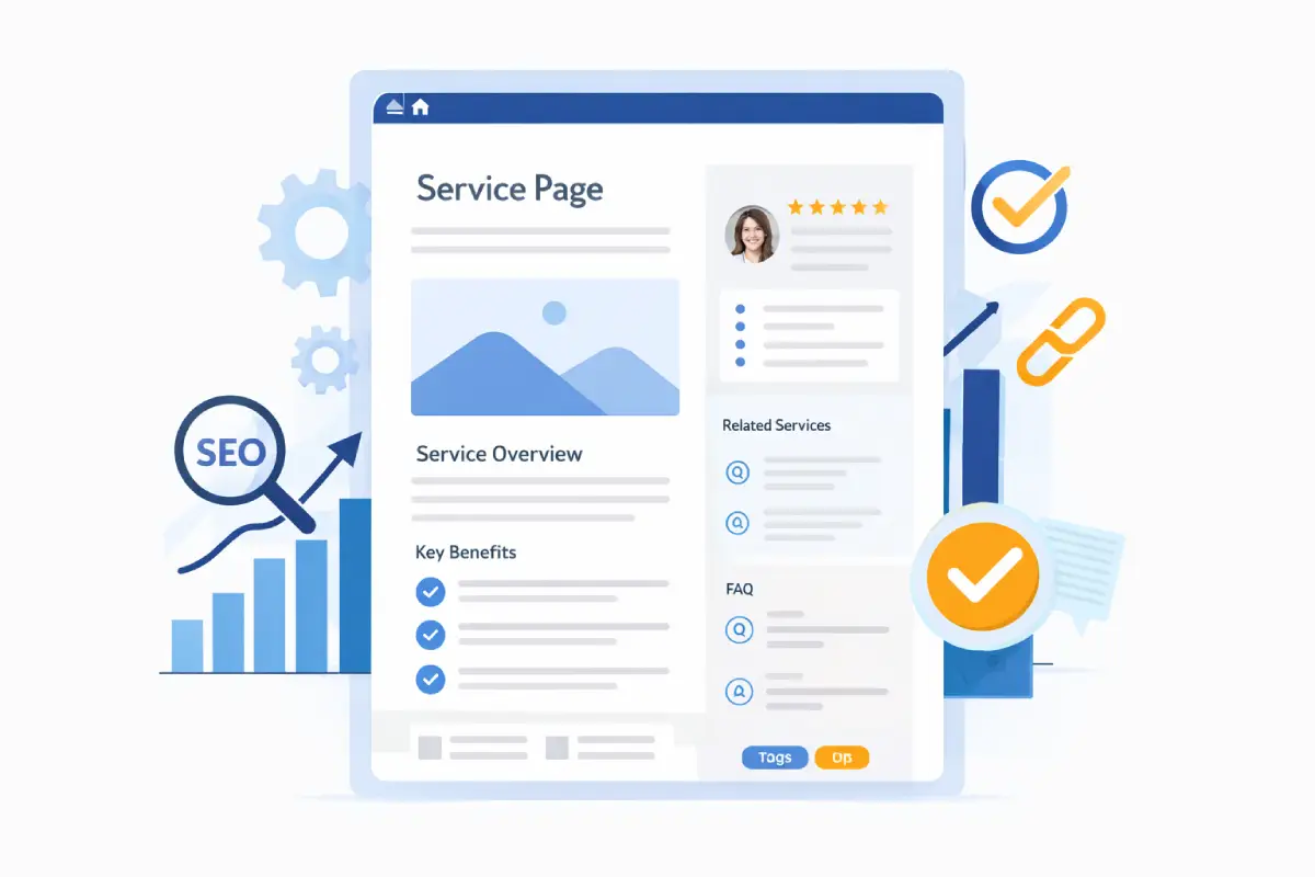 optimized service page structure for search engines