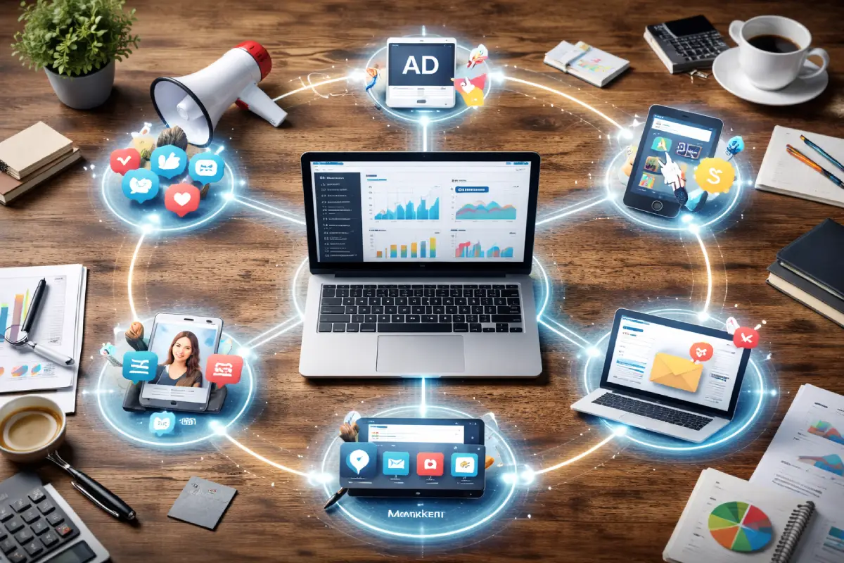 digital marketing channels working together as a system