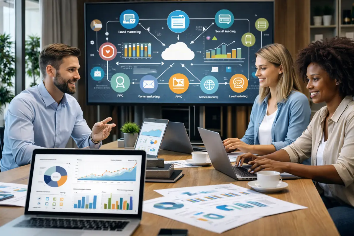 Integrated digital marketing system driving measurable results