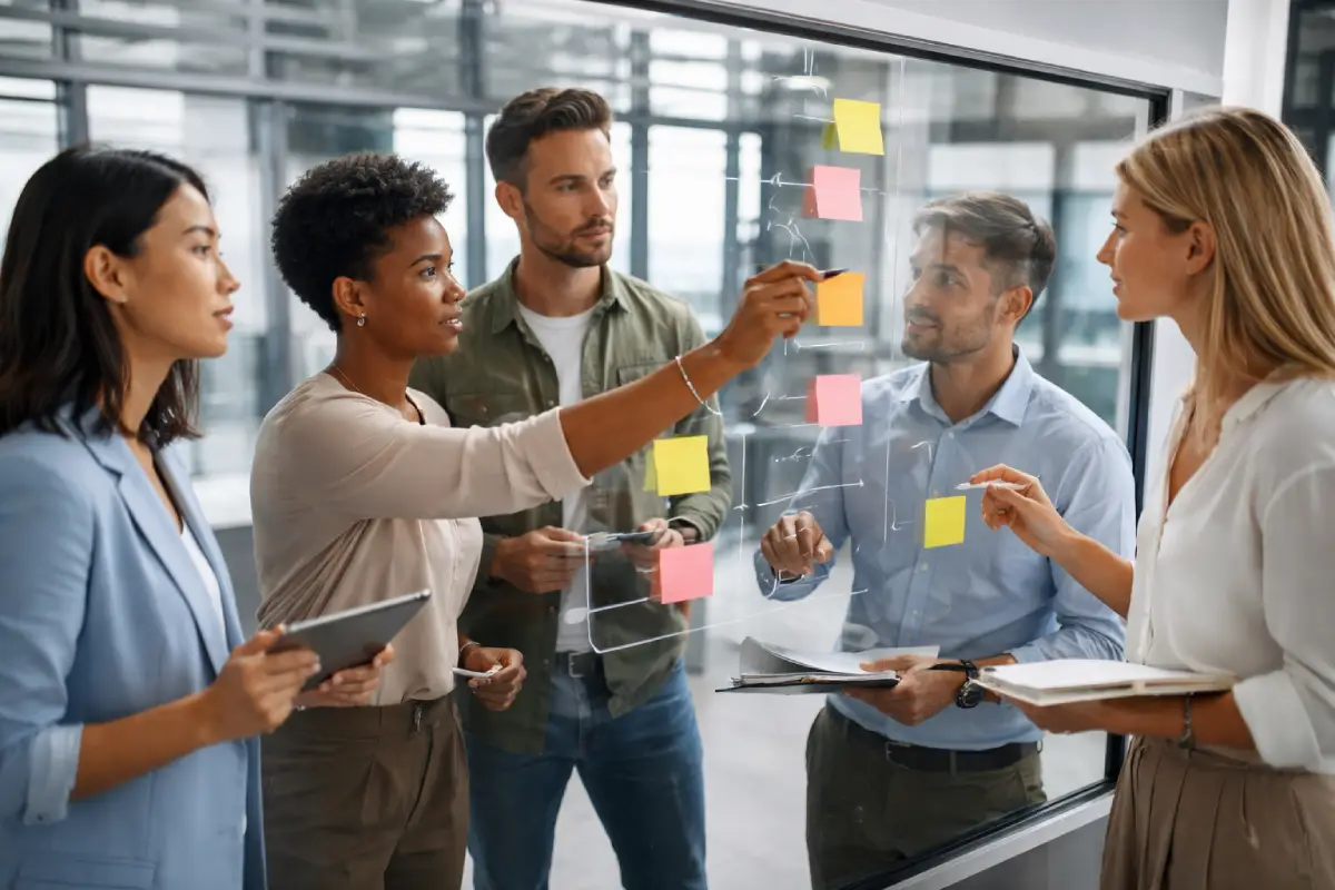 team managing workflows with clear ownership and structure