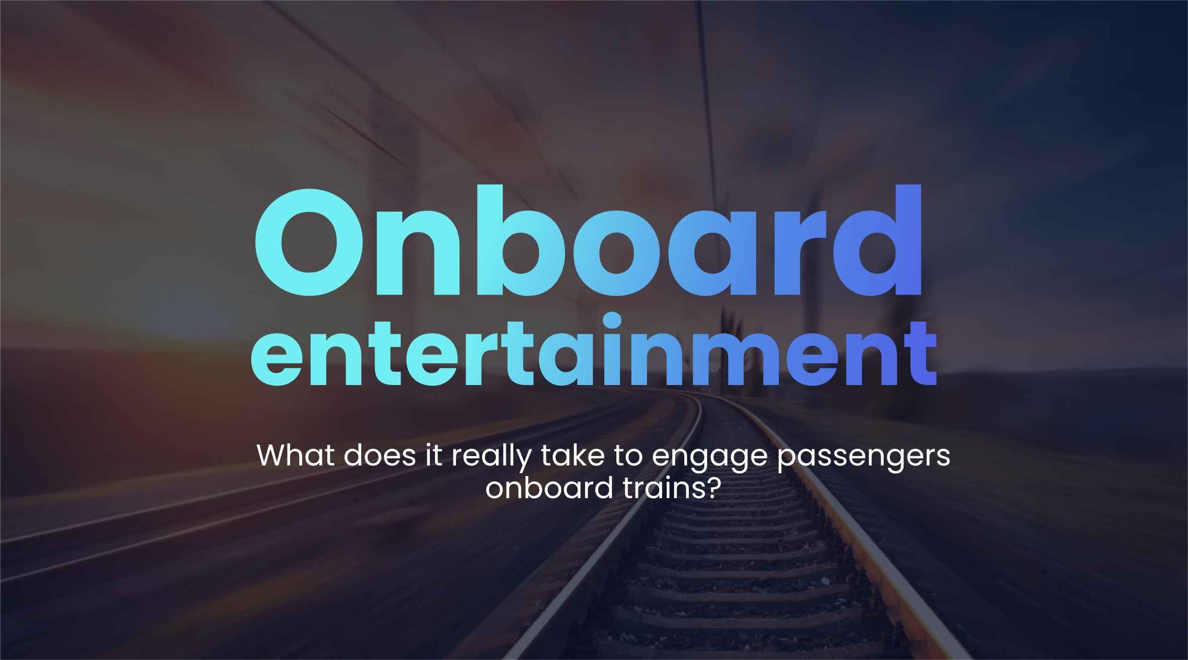 onboard entertainment
