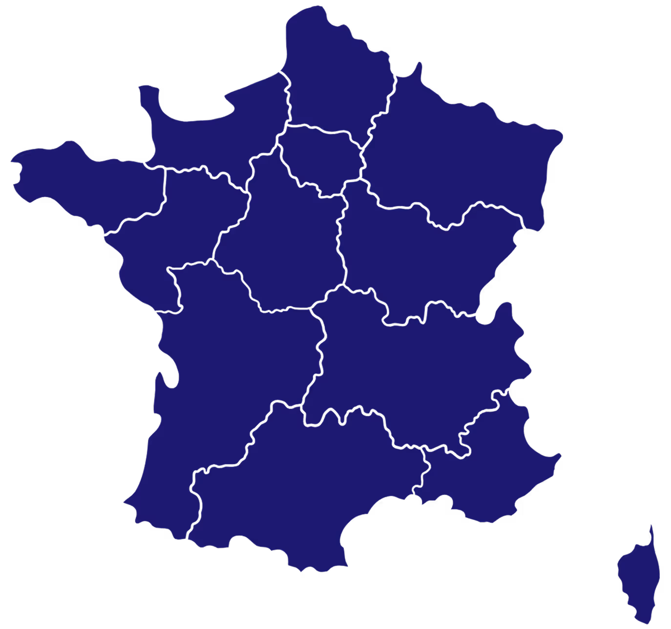 Carte de la france