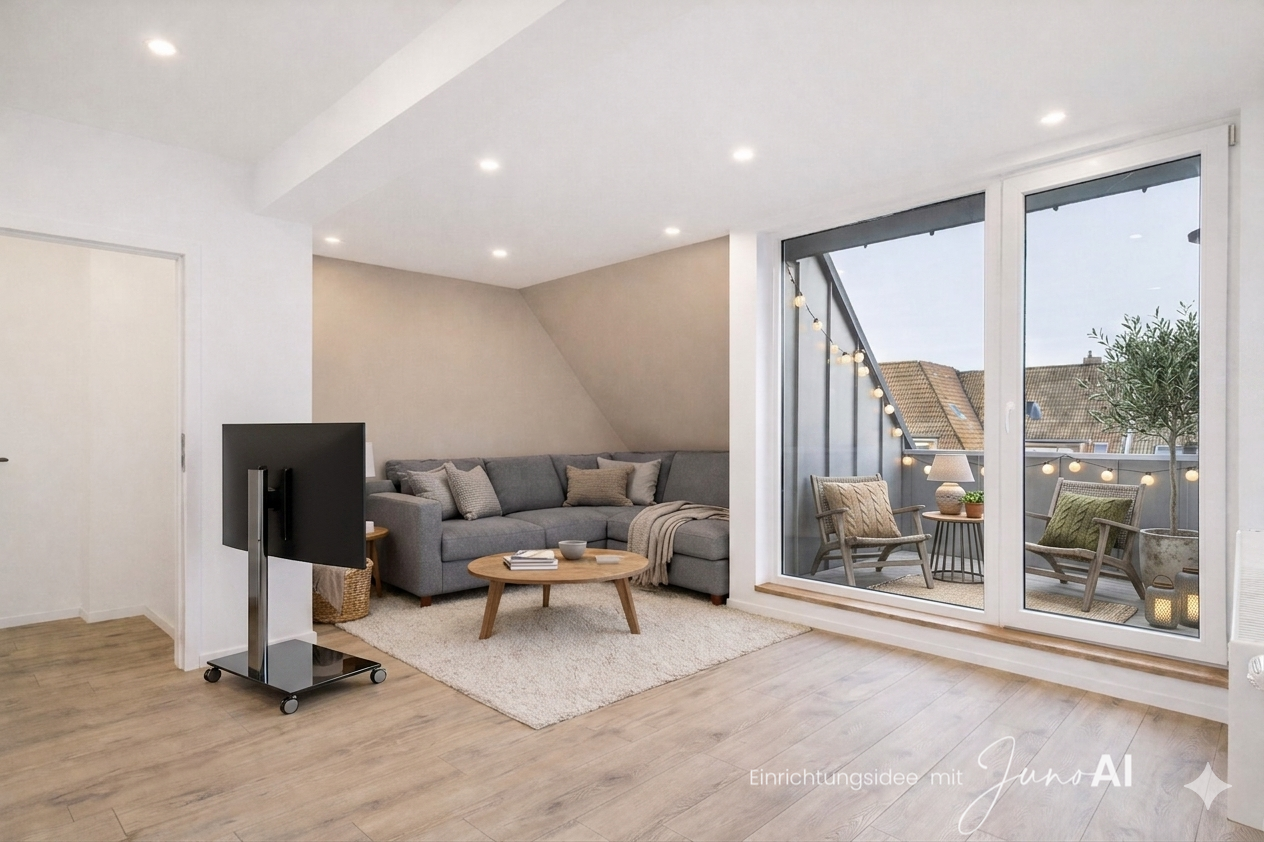 Wohnzimmer AI STAGING