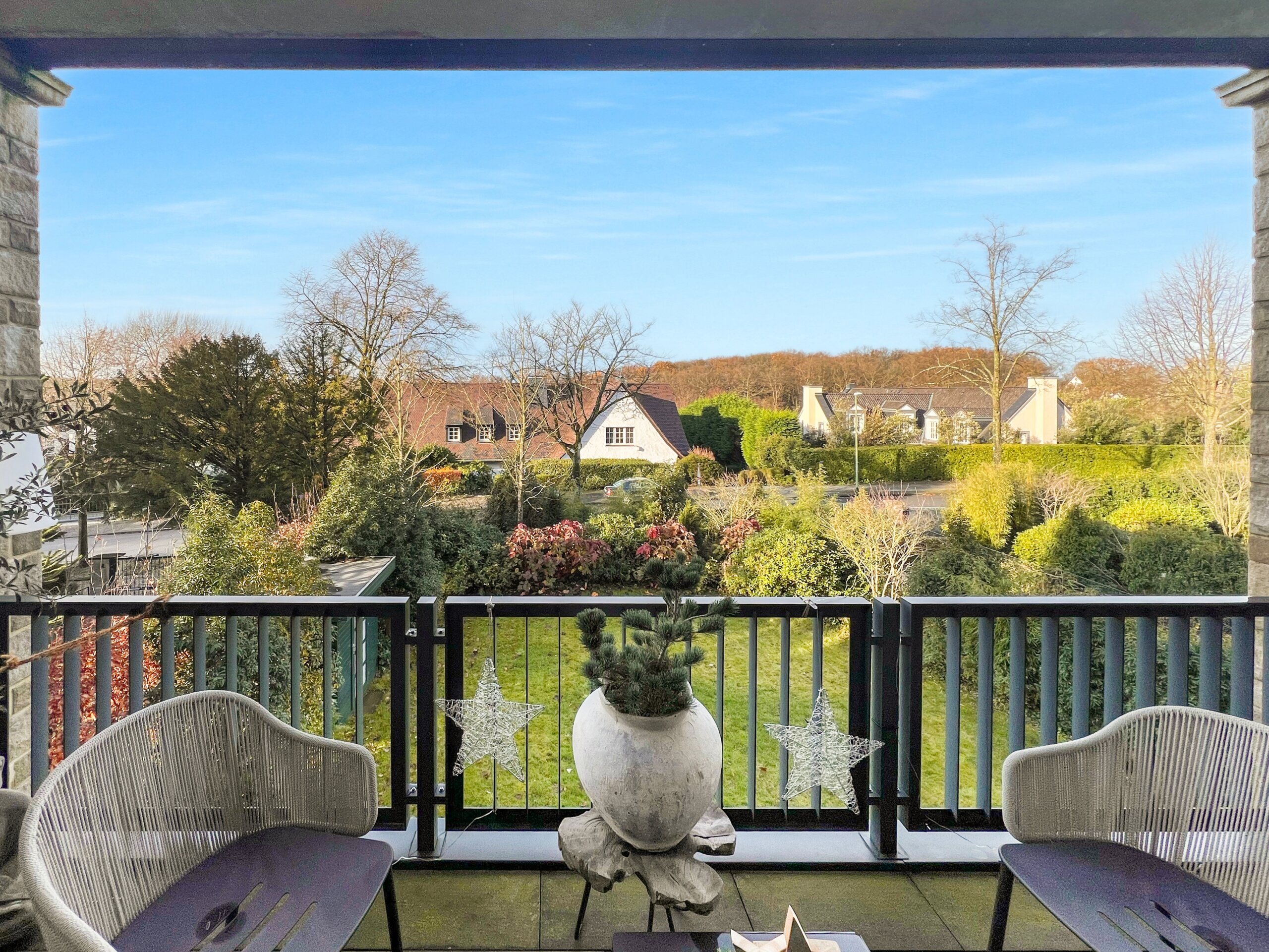 Ausblick vom Balkon